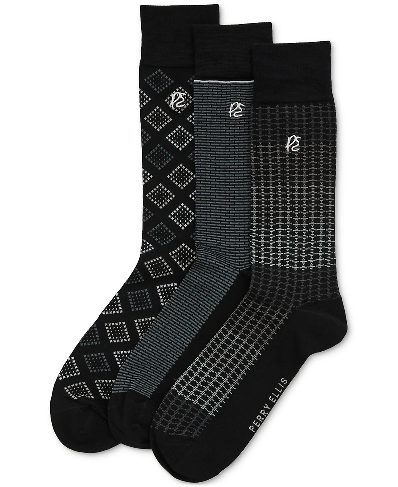 Perry Ellis Portfolio Men's 3pk. Crew Socks