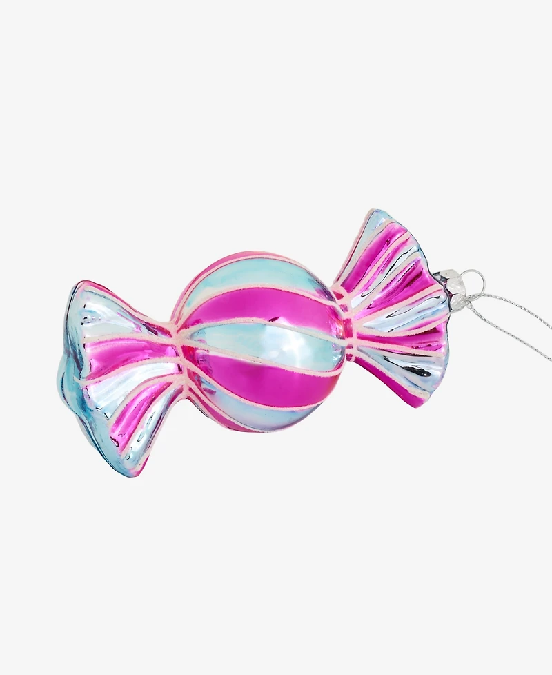 Holiday Lane Sugar Plum Glass Wrapped Candy Ornament, Macy's Exclusive