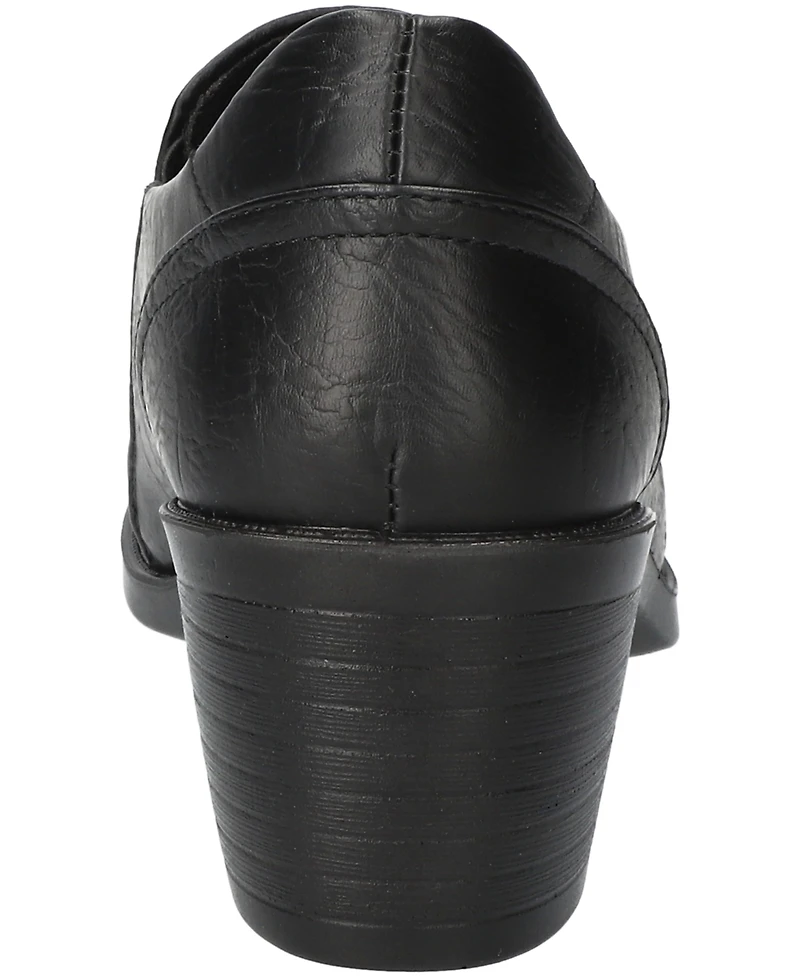 Easy Street Lavelle Women's Comfort Block-Heel Slip-On Shooties