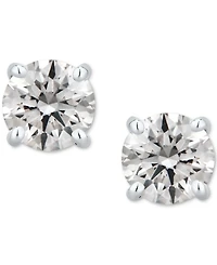 Gia Certified Diamond Stud Earrings (3/4 ct. t.w.) in 14k White Gold