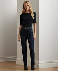 Lauren Ralph Stretch Boatneck Top