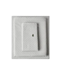 Lacoste Mini Geo Logo 200-Thread Count Cotton -Pc. Sheet Set