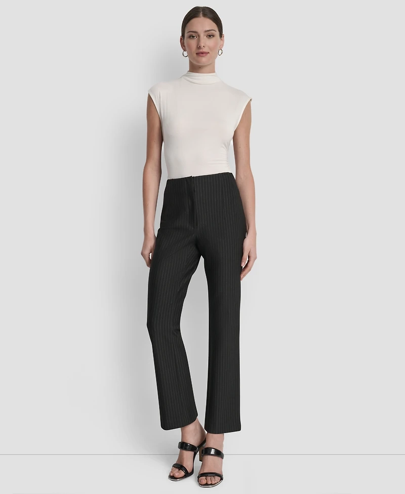 Dkny Women's Mid-Rise Pinstripe Pants