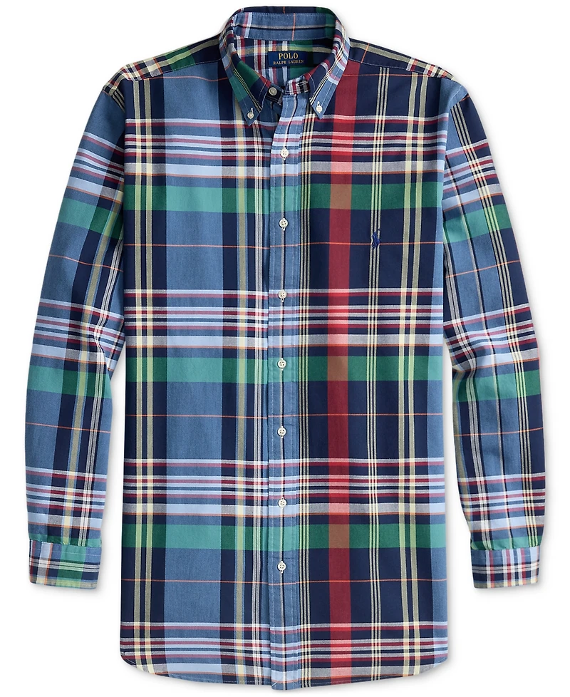 Polo Ralph Lauren Men's Big & Tall Gingham Oxford Shirt