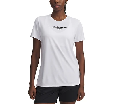Under Armour Women's Ua Tech Script Graphic Short-Sleeve Tee
