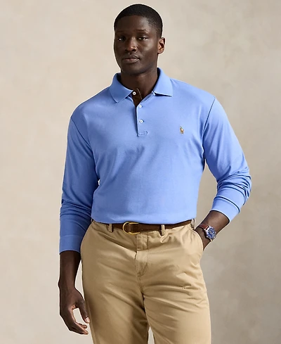 Polo Ralph Lauren Men's Big & Tall Soft Cotton Long-Sleeve Shirt