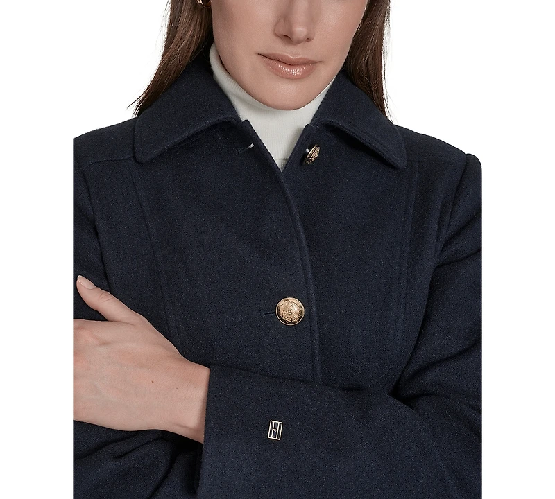 Tommy Hilfiger Women's Single-Breasted Coat, Created for Macy's