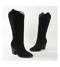 Berness Arizona Faux Suede Western Boot