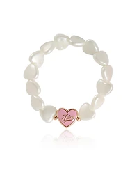 Juicy Couture Kids Pink & White Bracelet Duo – Heart & Juicy Charms
