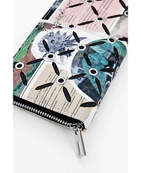 Desigual Women's Large cut-out collage wallet
