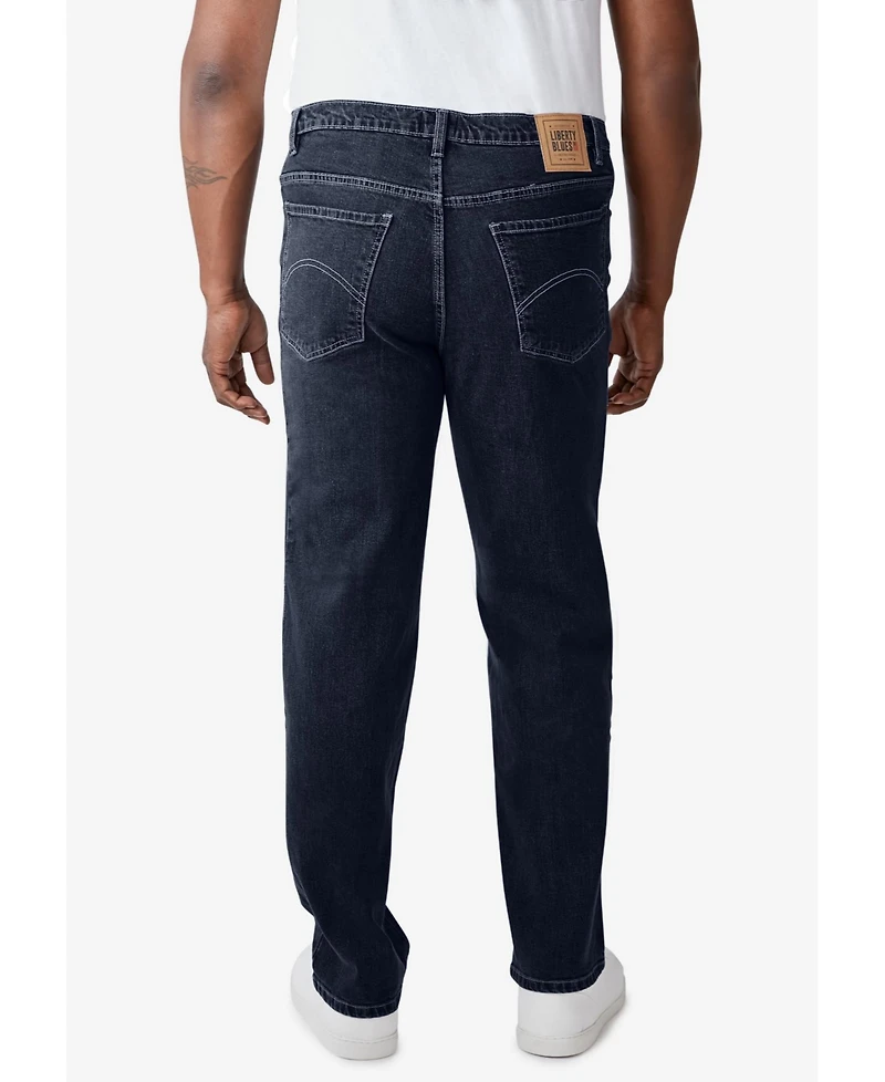 Liberty Blues Men's by KingSize Relaxed-Fit Stretch 5-Pocket Jeans