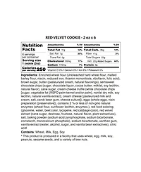 The Cravory Red Velvet Cookies Gift Box, 6 Cookies