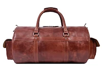 20 Inch Nexus Leather Canvas Duffle Bag