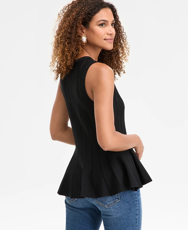 I.n.c. International Concepts Women's Godet-Pleat Sleeveless Sweater, Macy's Exclusive