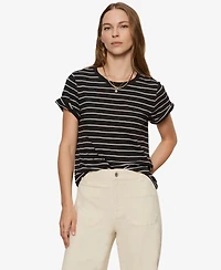 Sanctuary Women's Perfect Crewneck Cotton Short-Sleeve T-Shirt