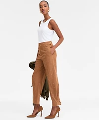 I.n.c. International Concepts Women's Studded Tapered Pants, Macy's Exclusive