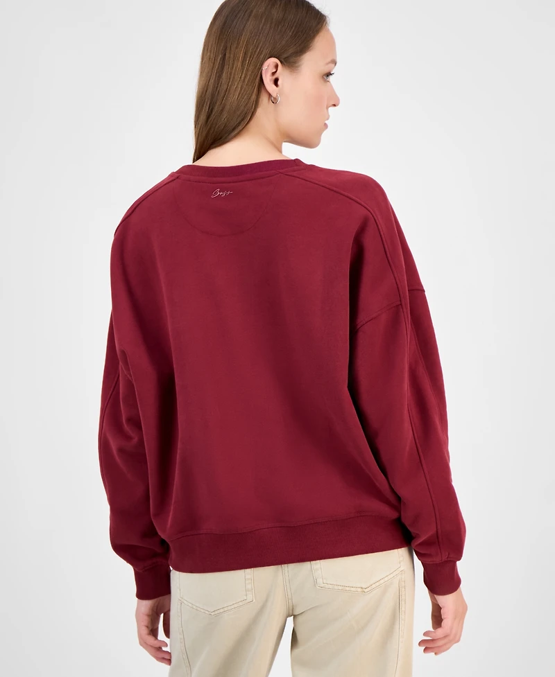 Boss Orange Women's Cowboy Hat Graphic Sweatshirt