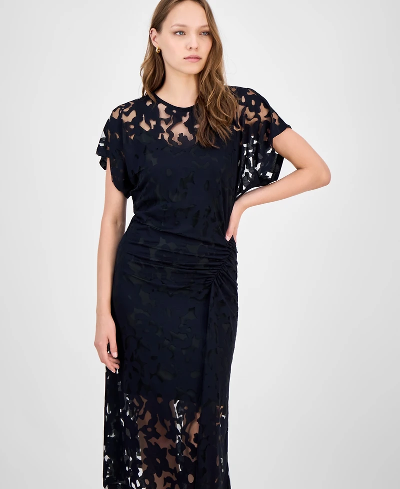 Boss Orange Women's Floral Lace Midi Dress