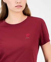 Boss Orange Women's Rhinestone Logo T-Shirt