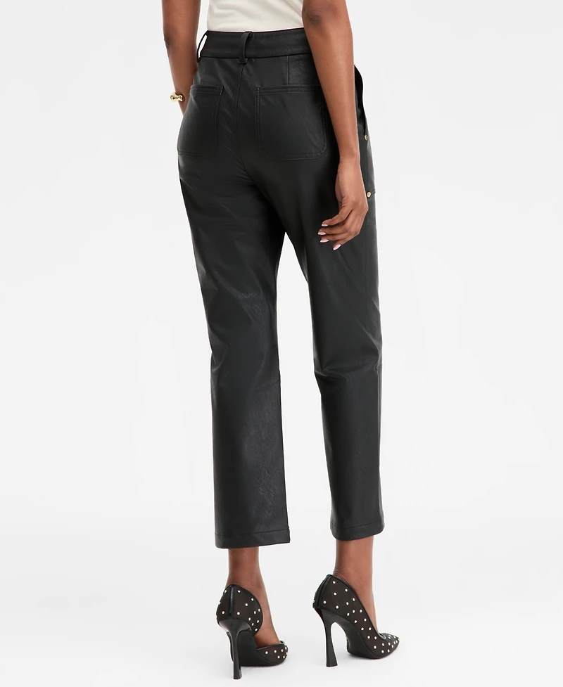 I.n.c. International Concepts Women's High Rise Patch Pocket Pants, Macy's Exclusive
