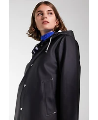 Stutterheim Stockholm Long Sleeve Hooded Raincoat