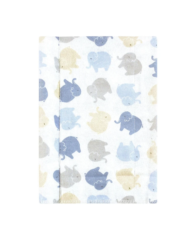 Hudson Baby Infant Boy Cotton Flannel Burp Cloths