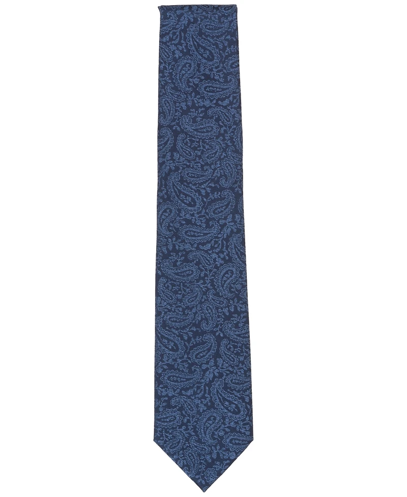 Michael Kors Men's Classic Satin Pine Paisley Tie