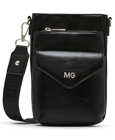 Madden Girl Inezc Crinkle Magnetic Phone Pouch Crossbody
