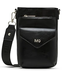 Madden Girl Inezc Crinkle Magnetic Phone Pouch Crossbody
