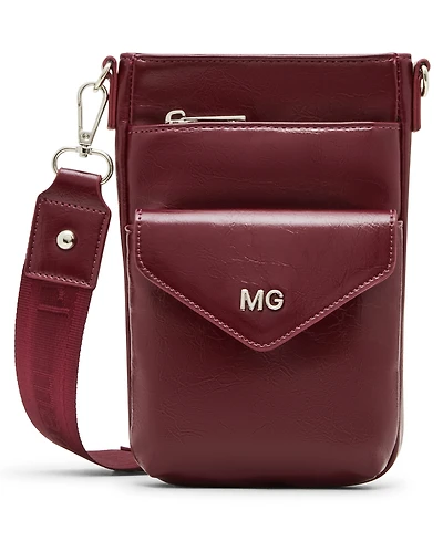 Madden Girl Inezc Crinkle Magnetic Phone Pouch Crossbody