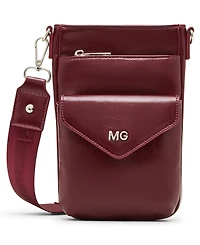 Madden Girl Inezc Crinkle Magnetic Phone Pouch Crossbody