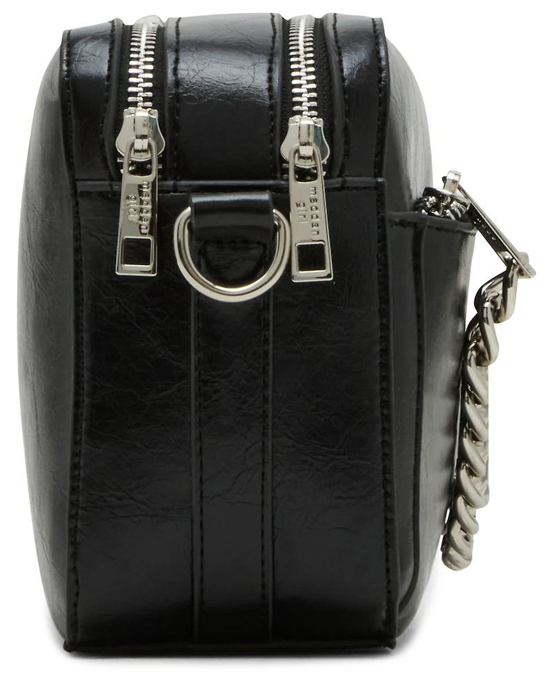 Madden Girl Tarac Crinkle Camera Crossbody Bag