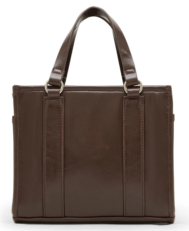 Madden Girl Kyrac Crinkle Zipper Tote Bag