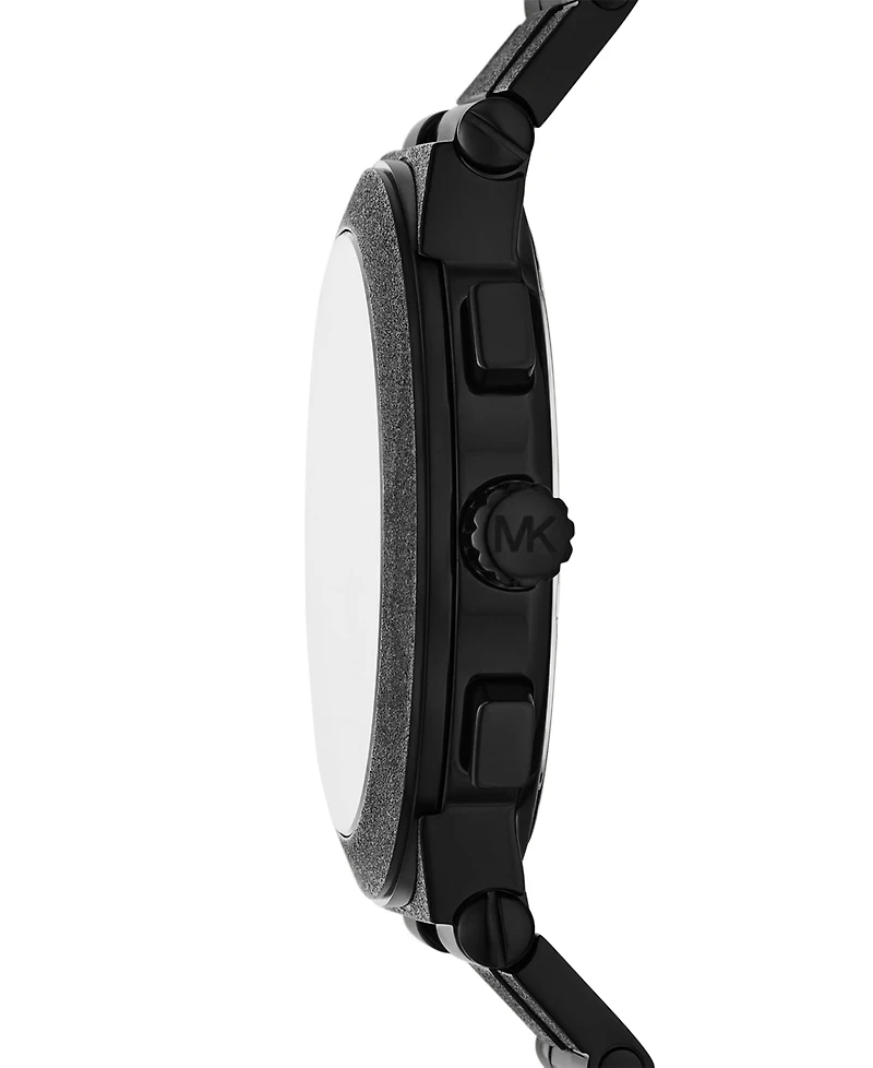 Michael Kors Men's Billie Chronograph Black Ip Stainless Steel Watch, 44mm