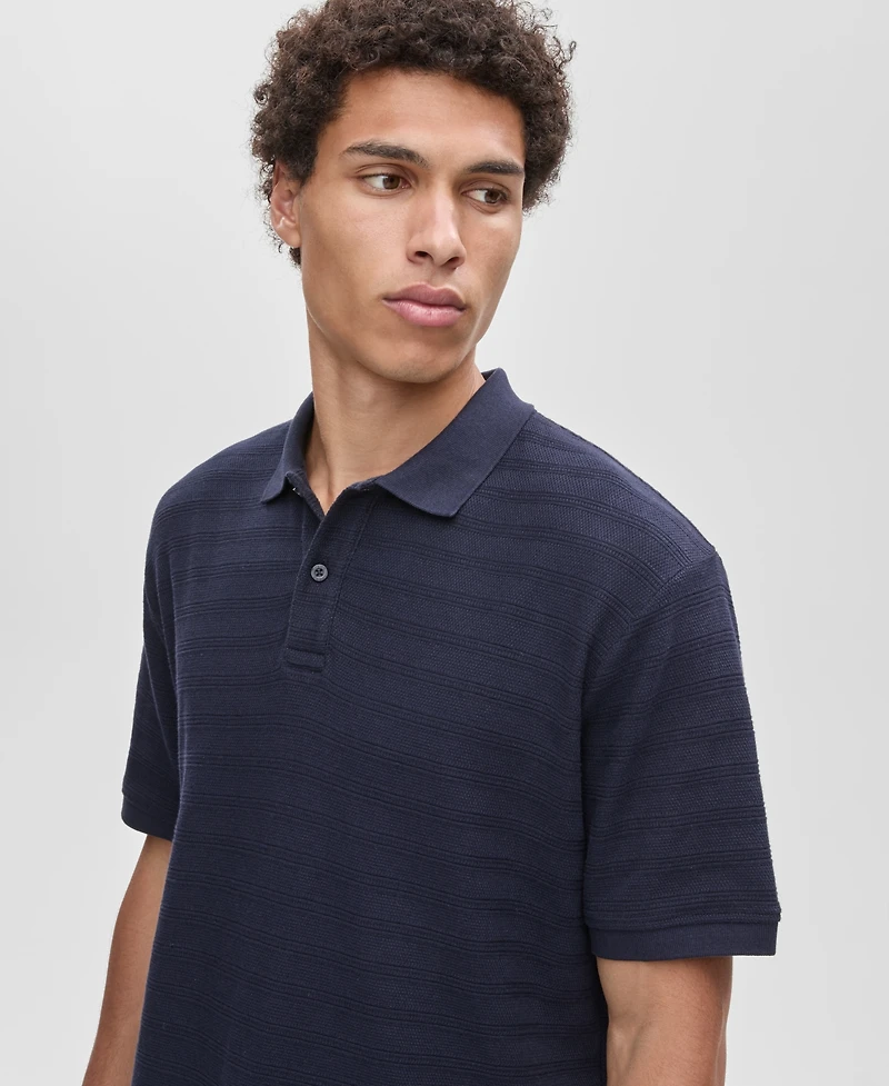 Guess Men's Knit Polo Shirt
