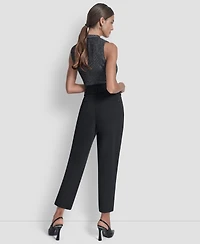 Dkny Women's Tie-Waist High-Rise Straight-Fit Pants