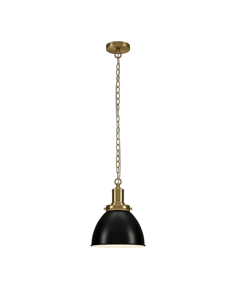 Hudson & Canal Elodie 12" Metal Pendant with Shade