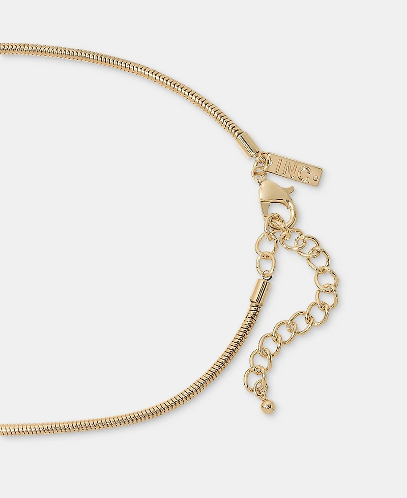I.n.c. International Concepts Imitation Pearl Square Orbital Pendant Necklace, 30" + 3" extender, Macy's Exclusive