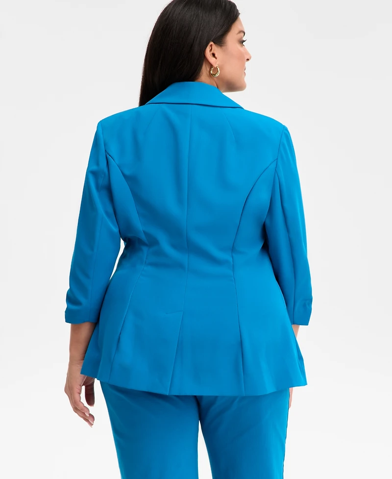 I.n.c. International Concepts Plus 3/4-Sleeve Blazer, Created for Macy's