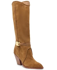 Dolce Vita Women's Jody Whipstitch Tall Heeled Western Boots