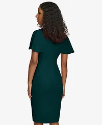Calvin Klein Women's Scuba Crepe Sheath Dress