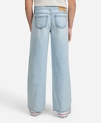 abercrombie kids Girls Low-Rise Embroidered Baggy Jeans