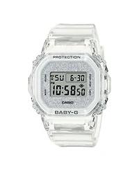 G-Shock Women's Clear Resin Watch, 37.9mm
