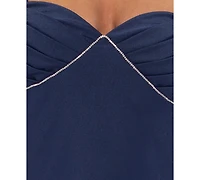 Jump Juniors' Embellished Power Satin Sheath Dress