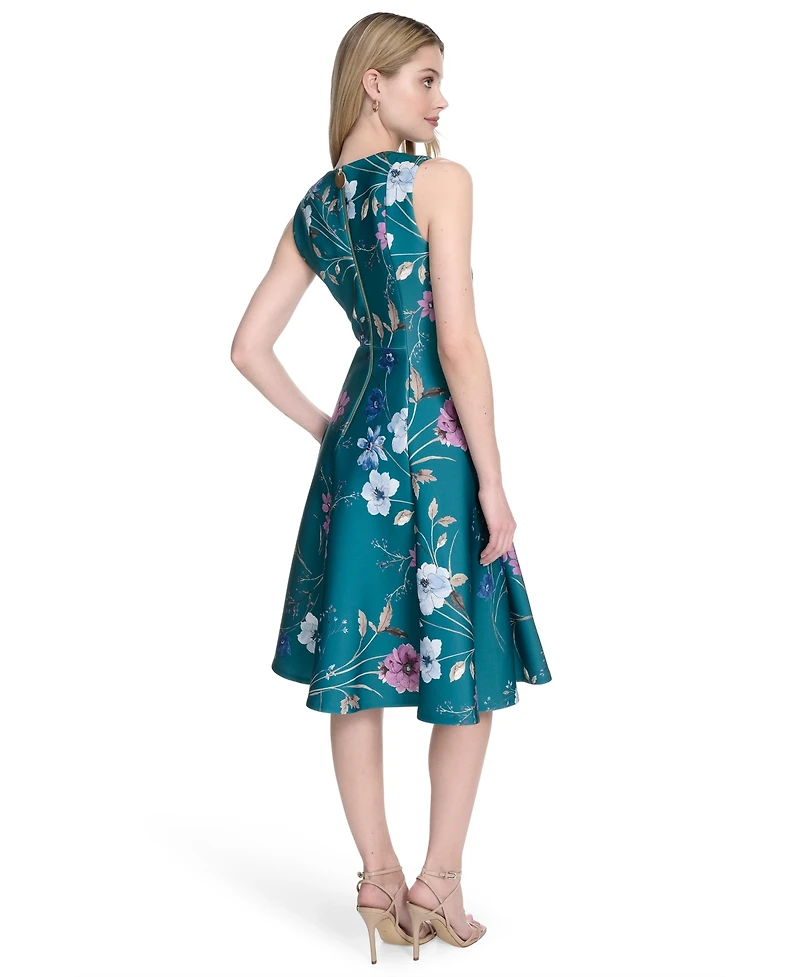 Calvin Klein Women's Sleeveless Scuba Midi Dress