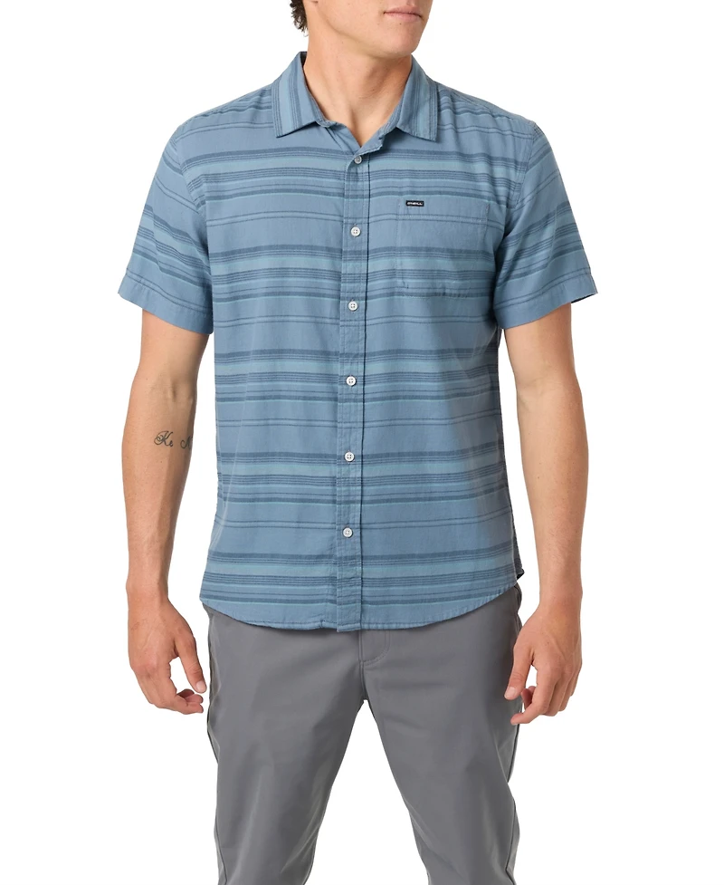 O'Neill Men's Seafaring Stripe Stretch Shirt
