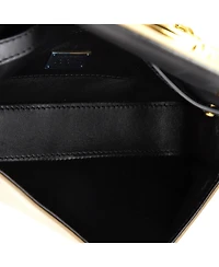 Pre-Owned Dolce & Gabbana Mini Dg Girls Flap Bag Embellished Leather