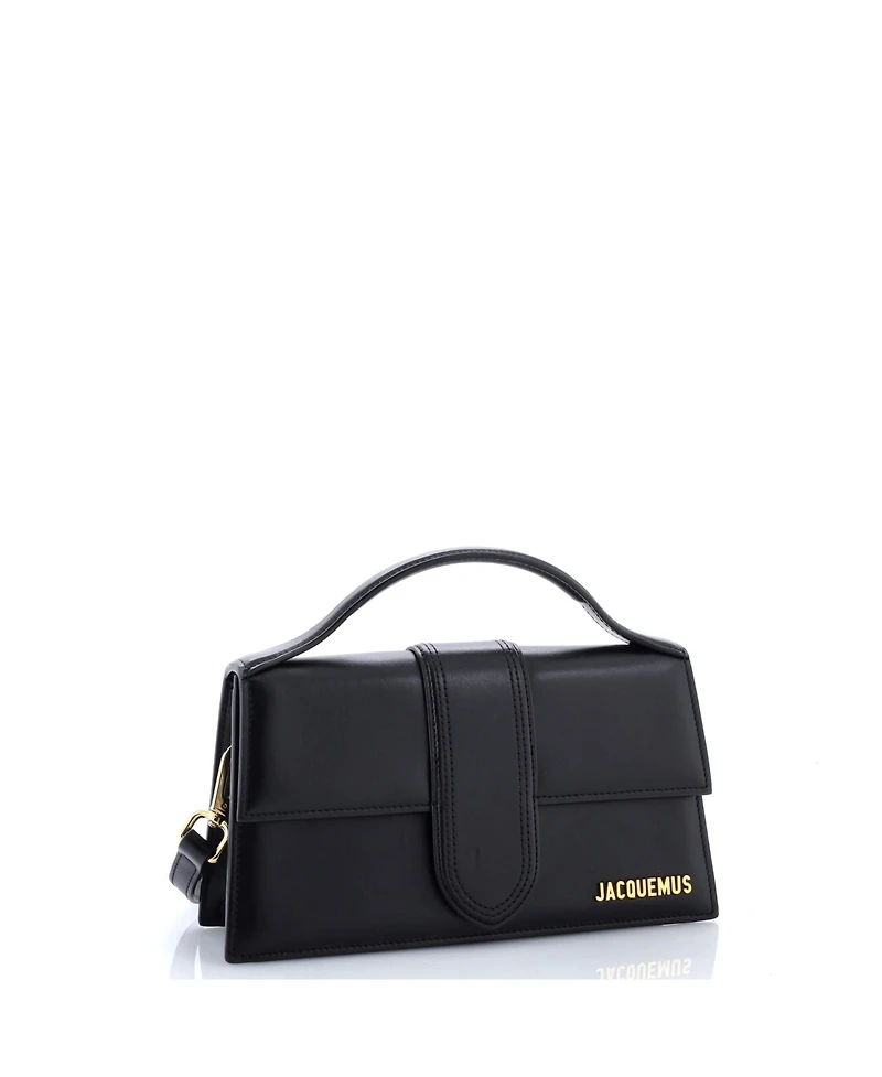 Pre-Owned Jacquemus Le Grand Bambino Flap Bag Leather