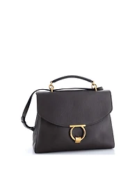 Pre-Owned Salvatore Ferragamo Large Margot Satchel Leather