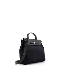 Pre-Owned Hermes Pm Herbag Toile and Leather